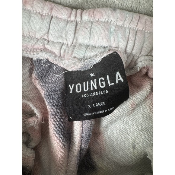 YoungLA Joggers Mens XL Sweatpants Tie Dye Tapered Gym Workout Elastic Waist - Picture 6 of 11